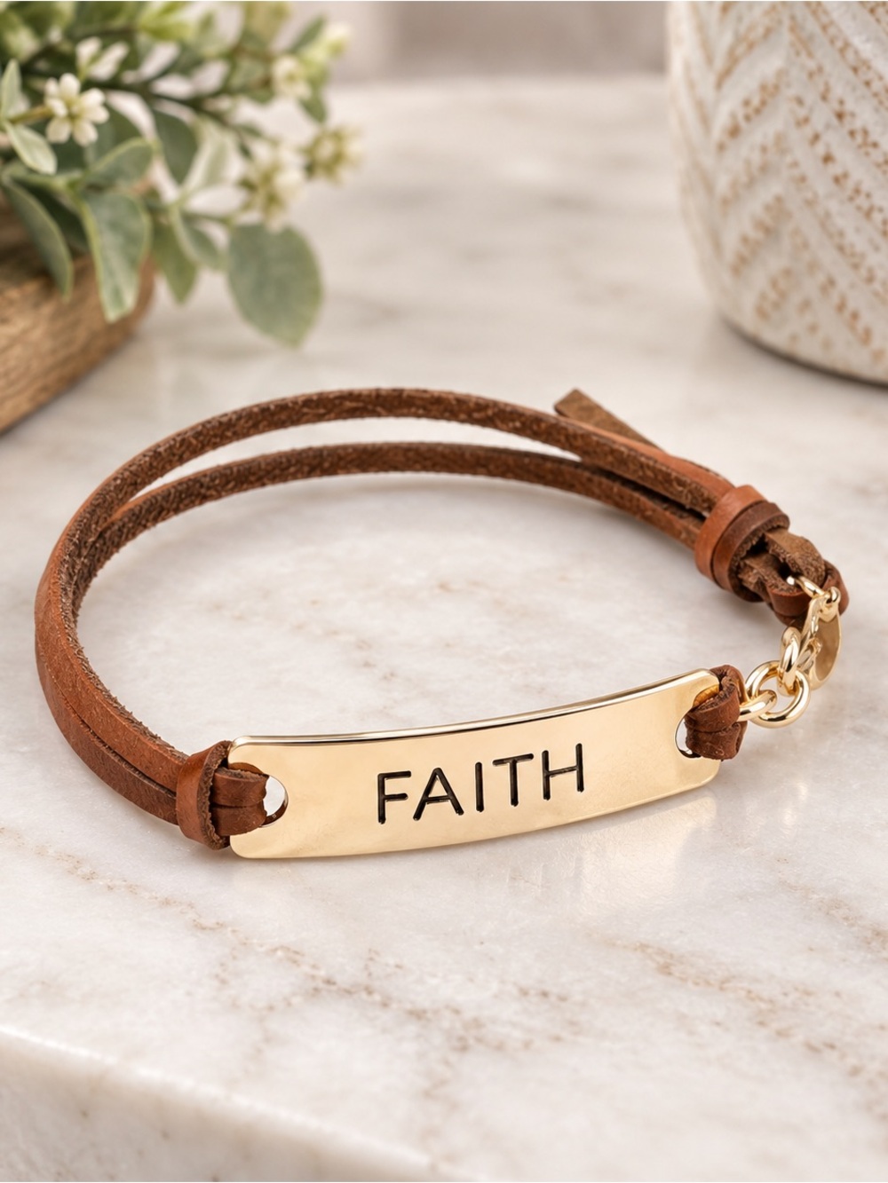 Rustic Bracelet - Faith